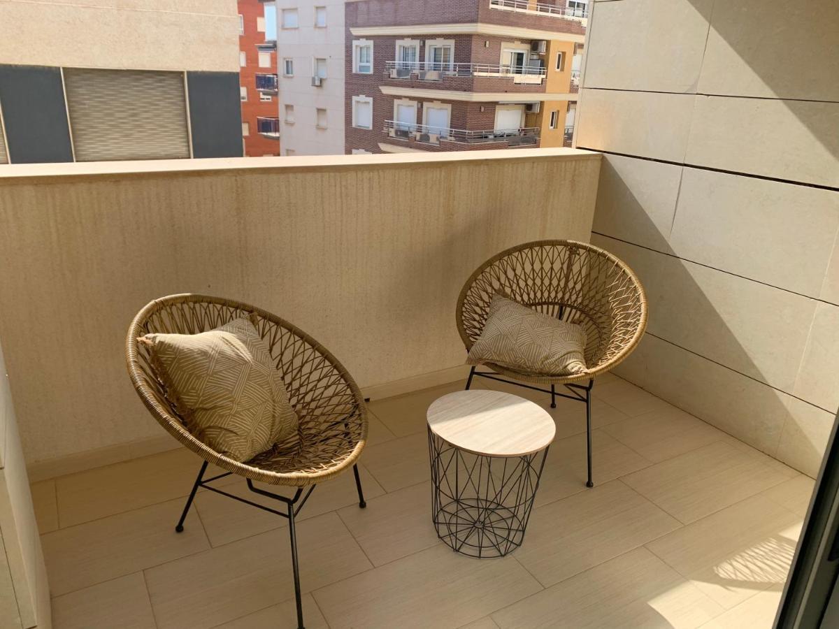 Precioso apartamento primera línea de playa Águilas Exterior foto